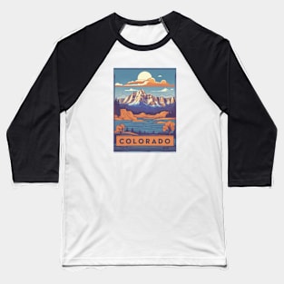 Colorado Vintage Design Baseball T-Shirt